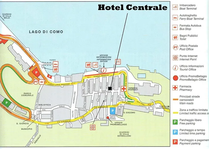 Hotell Hotel Centrale Bellagio